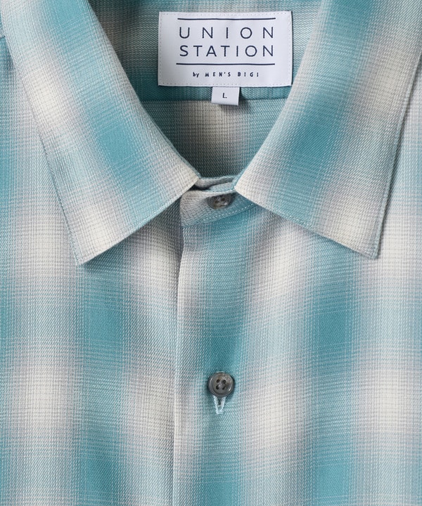 オンブレーチェックシャツ 詳細画像 17