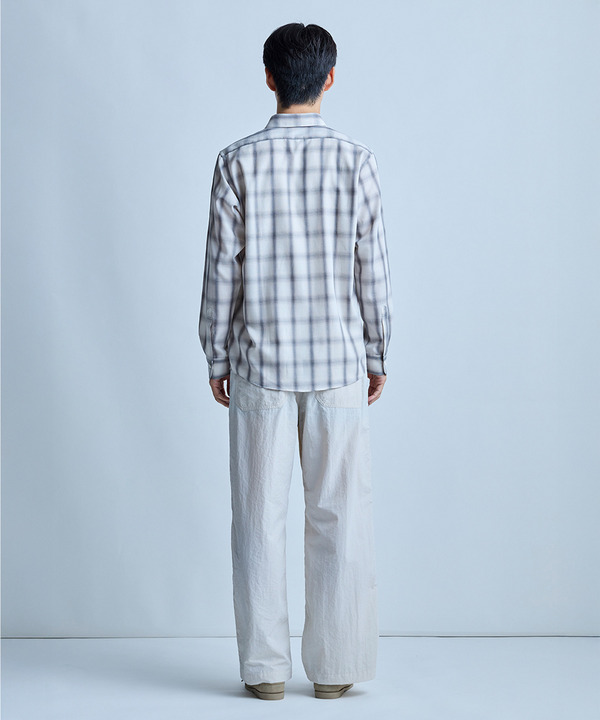 オンブレーチェックシャツ 詳細画像 3