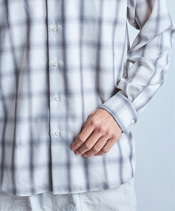 オンブレーチェックシャツ 詳細画像 5