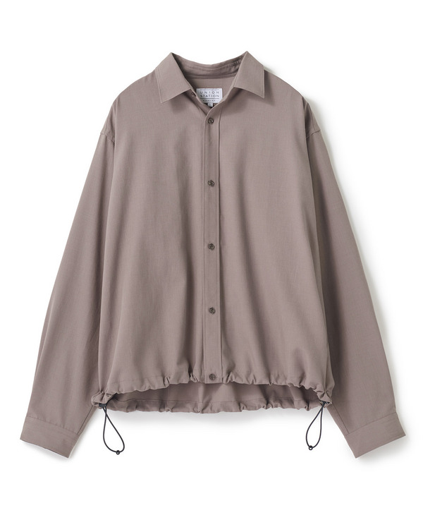 トロピカルドロストシャツ＜ハンドウォッシャブル＞ 詳細画像 モカ 1