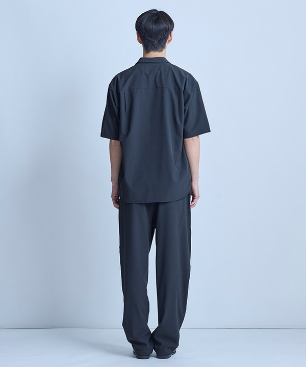 ドットメッシュレギュラーカラーシャツ〈ストレッチ・マシンウォッシャブル・軽量・接触冷感・通気性〉 詳細画像 16