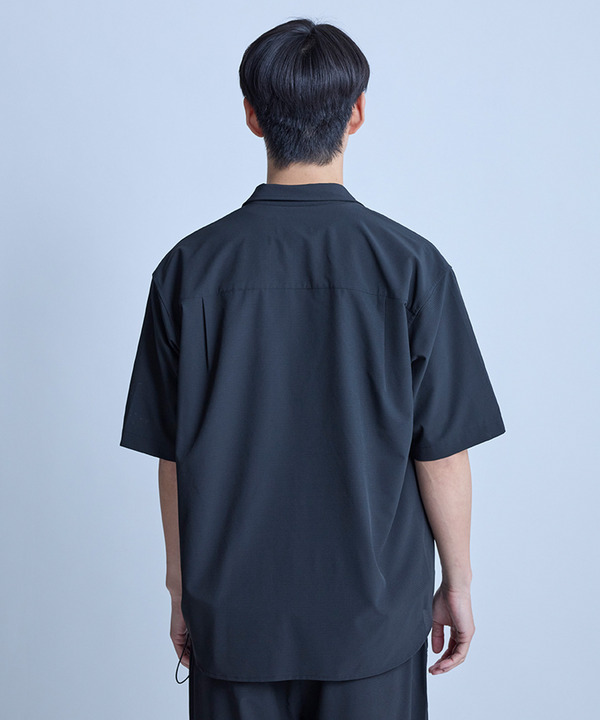 ドットメッシュレギュラーカラーシャツ〈ストレッチ・マシンウォッシャブル・軽量・接触冷感・通気性〉 詳細画像 19