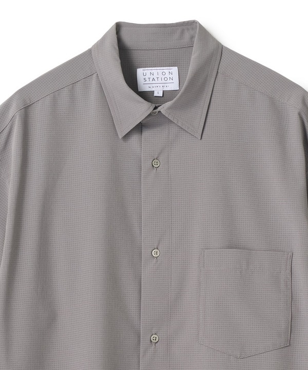 ドットメッシュレギュラーカラーシャツ〈ストレッチ・マシンウォッシャブル・軽量・接触冷感・通気性〉 詳細画像 22