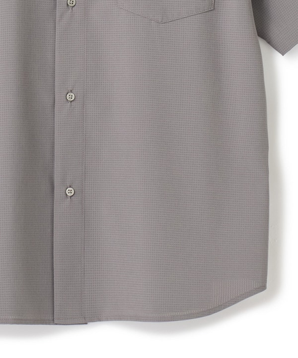 ドットメッシュレギュラーカラーシャツ〈ストレッチ・マシンウォッシャブル・軽量・接触冷感・通気性〉 詳細画像 25