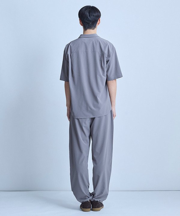 ドットメッシュレギュラーカラーシャツ〈ストレッチ・マシンウォッシャブル・軽量・接触冷感・通気性〉 詳細画像 5