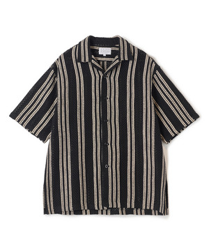 インドクロシェオープンカラーシャツ＜ハンドウォッシャブル・通気性＞