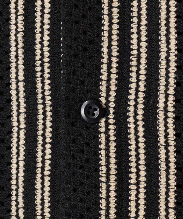 インドクロシェオープンカラーシャツ＜ハンドウォッシャブル・通気性＞ 詳細画像 12