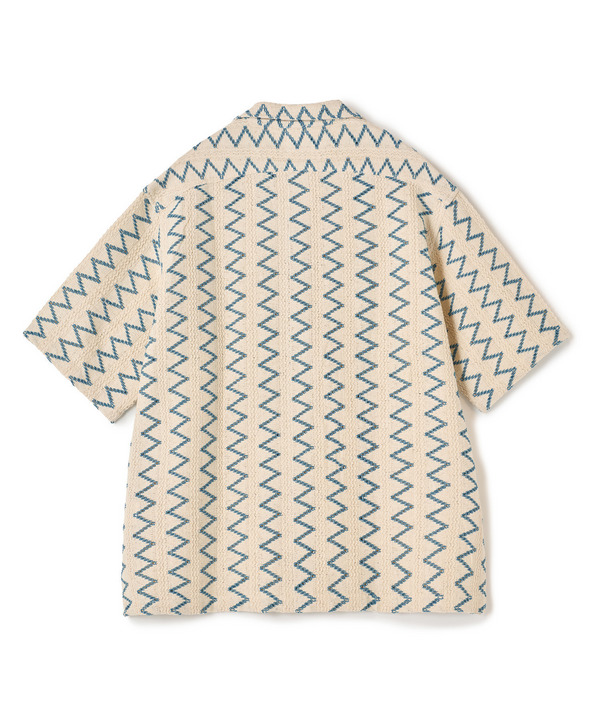 インドクロシェオープンカラーシャツ＜ハンドウォッシャブル・通気性＞ 詳細画像 17