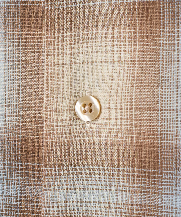 オンブレーチェックオープンカラー半袖シャツ＜ハンドウォッシャブル＞ 詳細画像 12