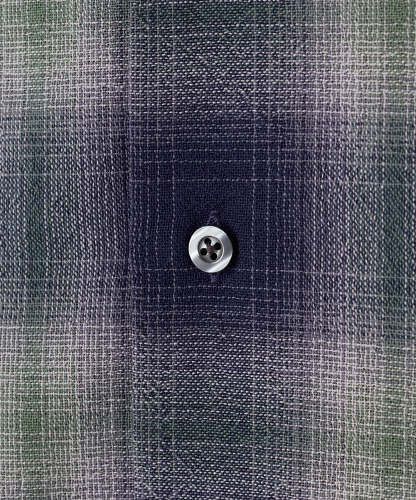 オンブレーチェックオープンカラー半袖シャツ＜ハンドウォッシャブル＞ 詳細画像 13