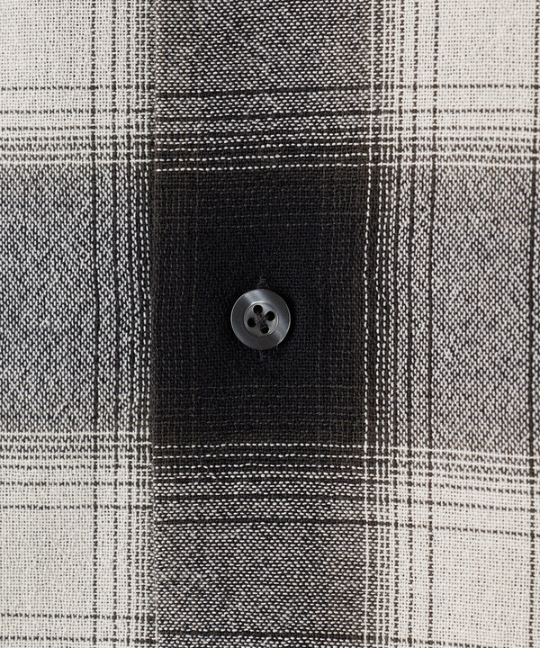 オンブレーチェックオープンカラー半袖シャツ＜ハンドウォッシャブル＞ 詳細画像 14