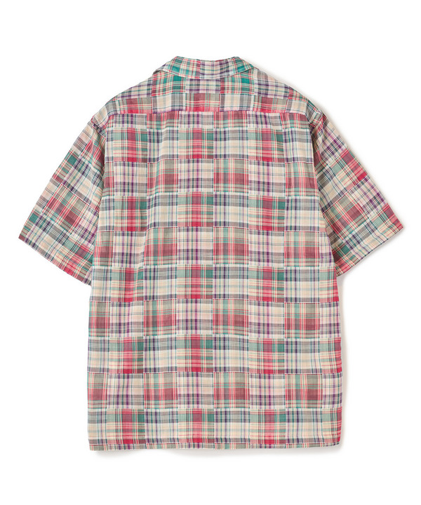 マドラスチェックダブルガーゼ半袖シャツ＜ハンドウォッシャブル・通気性＞ 詳細画像 13