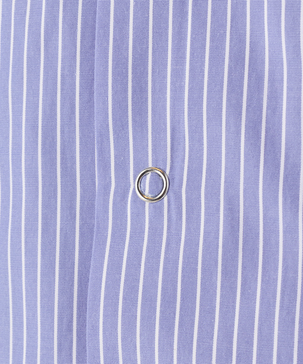 ポプリンストライプ半袖ワークシャツ 詳細画像 10