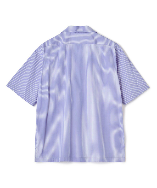 ポプリンストライプ半袖ワークシャツ 詳細画像 16