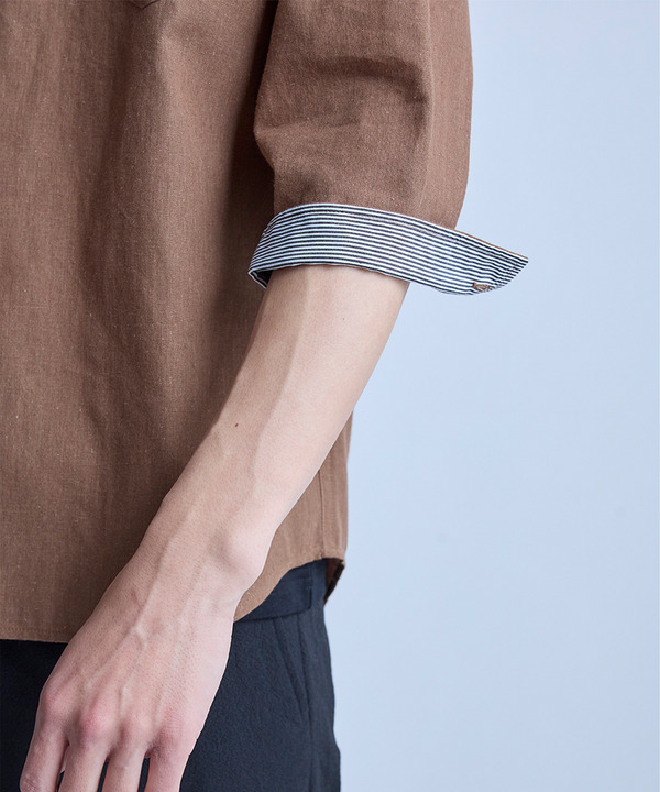 【COOLMAX】フレンチリネン7分袖シャツ＜マシンウォッシャブル・通気性＞ 詳細画像 21