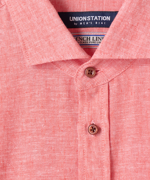 【COOLMAX】フレンチリネン7分袖シャツ＜マシンウォッシャブル・通気性＞ 詳細画像 36