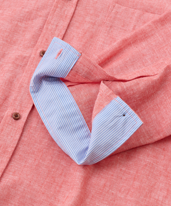 【COOLMAX】フレンチリネン7分袖シャツ＜マシンウォッシャブル・通気性＞ 詳細画像 37