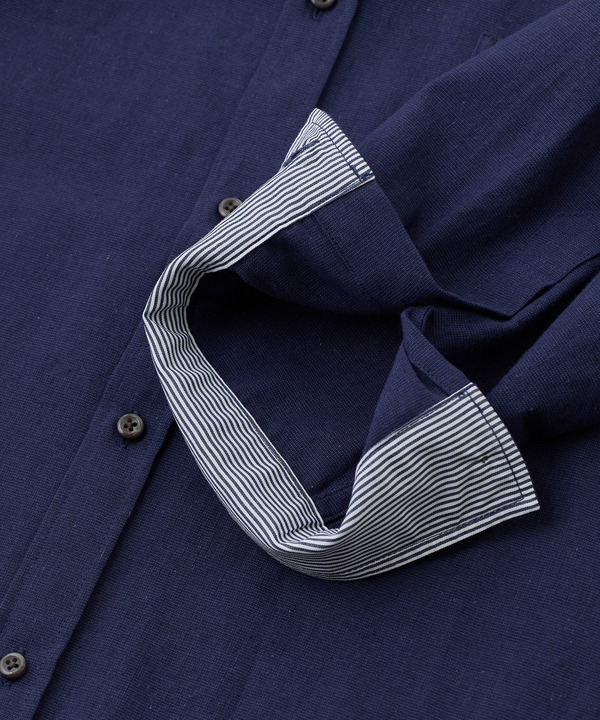 【COOLMAX】フレンチリネン7分袖シャツ＜マシンウォッシャブル・通気性＞ 詳細画像 39