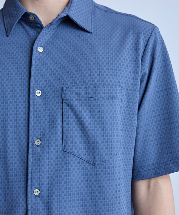 ストレッチナイロンリンクス半袖シャツ 詳細画像 12