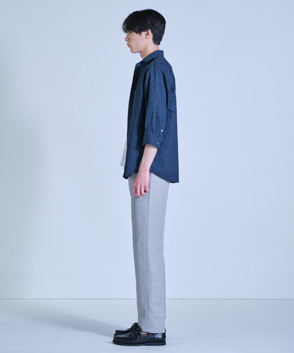 プリントシアサッカークロップドスリーブシャツ 詳細画像 16