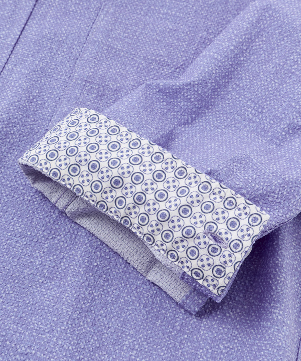 プリントシアサッカークロップドスリーブシャツ 詳細画像 26