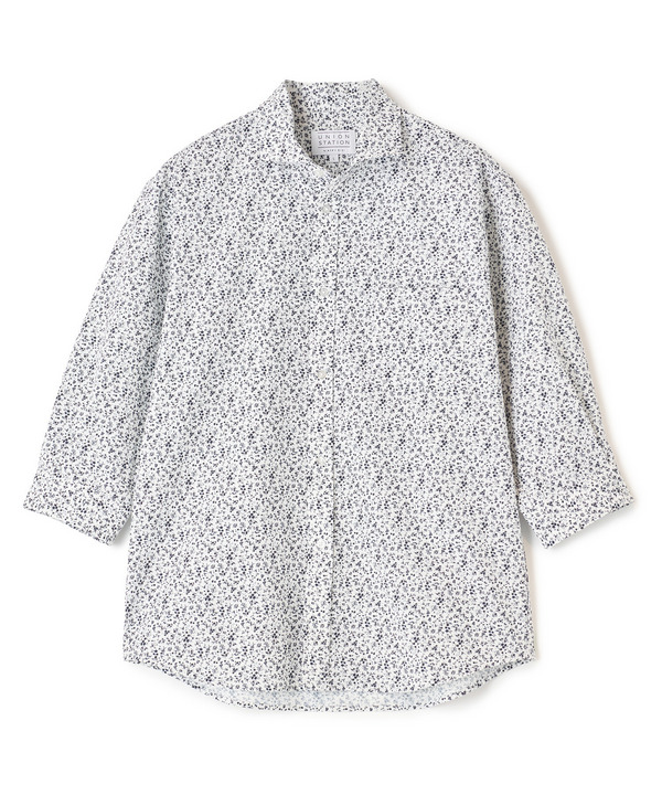 プリントシアサッカークロップドスリーブシャツ 詳細画像 その他 1