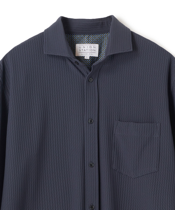 ハニカムジャージー七分袖シャツ<ストレッチ・ハンドウォッシャブル> 詳細画像 22