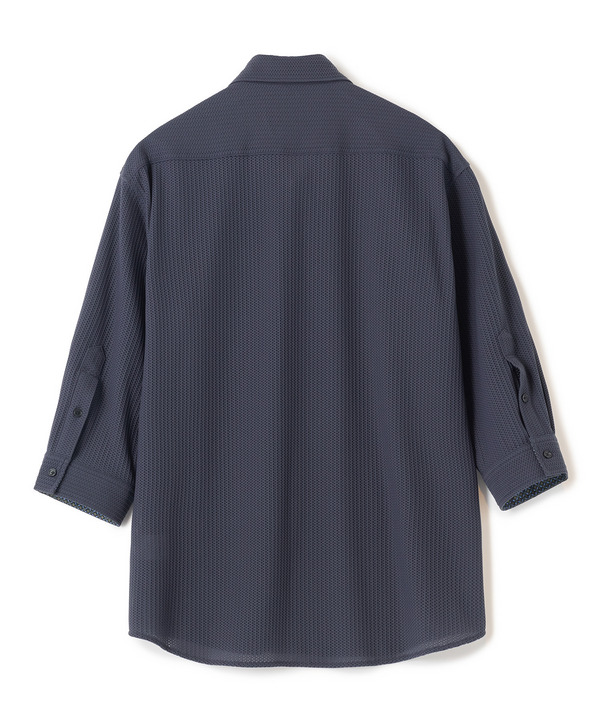 ハニカムジャージー七分袖シャツ<ストレッチ・ハンドウォッシャブル> 詳細画像 26