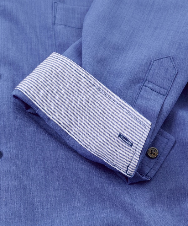 リネンライククロップドスリーブシャツ＜ハンドウォッシャブル＞ 詳細画像 24