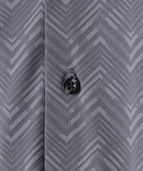 ヘリンボンジャージーオープンカラー半袖シャツ 詳細画像 13