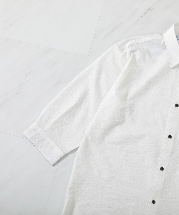 ストレッチワッシャー七分袖シャツ＜ハンドウォッシャブル・UVカット・抗菌＞ 詳細画像 15