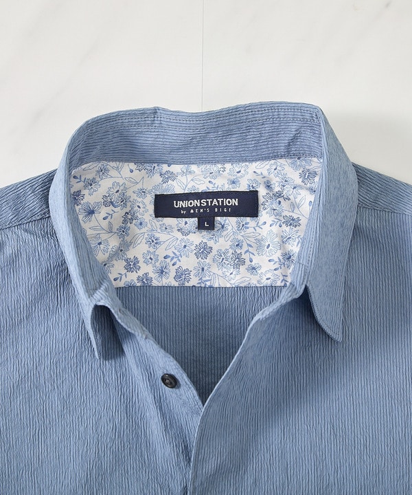 ストレッチワッシャー七分袖シャツ＜ハンドウォッシャブル・UVカット・抗菌＞ 詳細画像 23