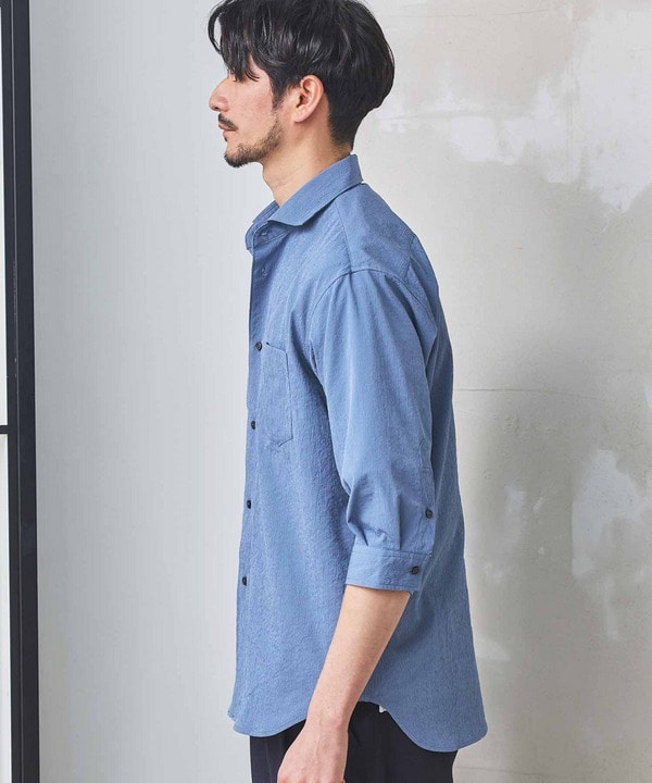 ストレッチワッシャー七分袖シャツ＜ハンドウォッシャブル・UVカット・抗菌＞ 詳細画像 8