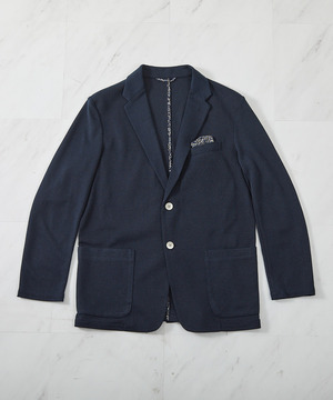 【洗える】ハニカムMIXテーラードジャケット