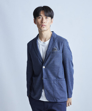 【洗える】ハニカムMIXテーラードジャケット