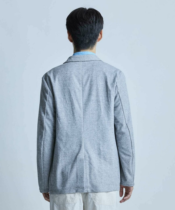 〈洗える〉ハニカムMIXテーラードジャケット 詳細画像 4