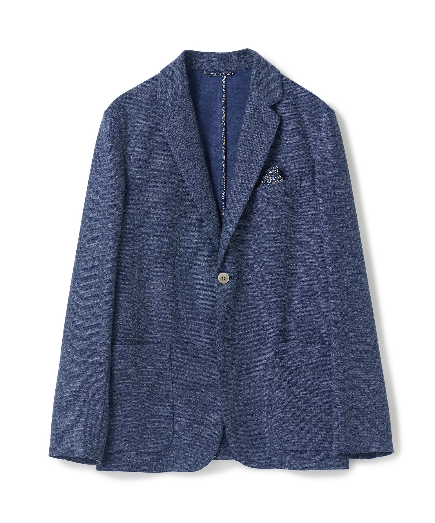 【日本製】美品 Men’s Bigi ハニカム イタリアンカラージャケット 洗える〉ハニカムMIXテーラードジャケット｜メンズファッション通販