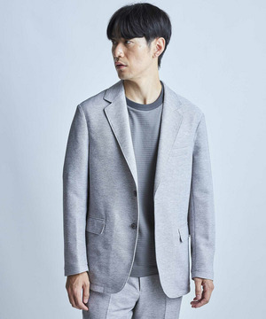 カラミ織りテーラードジャケット