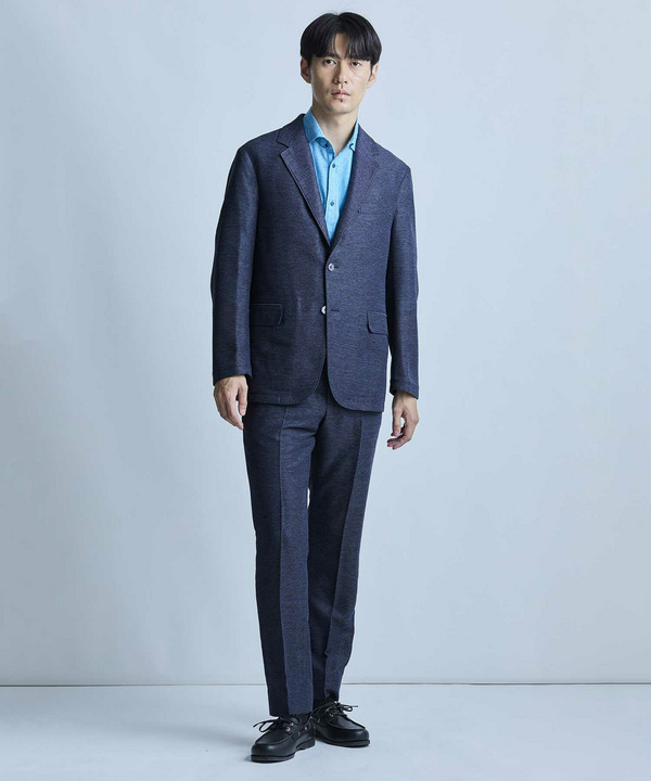 カラミ織りテーラードジャケット 詳細画像 5