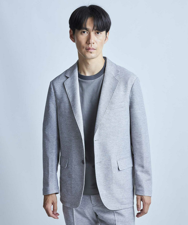 カラミ織りテーラードジャケット 詳細画像 6