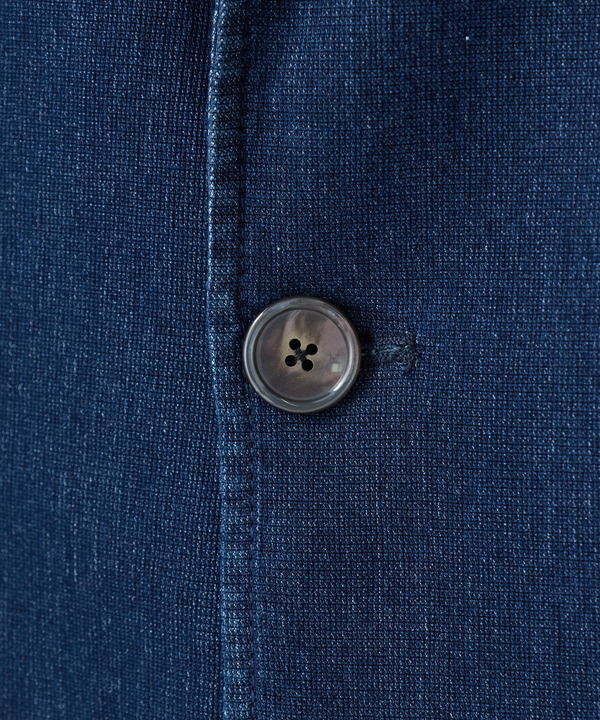 メッシュデニムジャケット〈ストレッチ・軽量・ハンドウォッシャブル・通気性〉 詳細画像 1