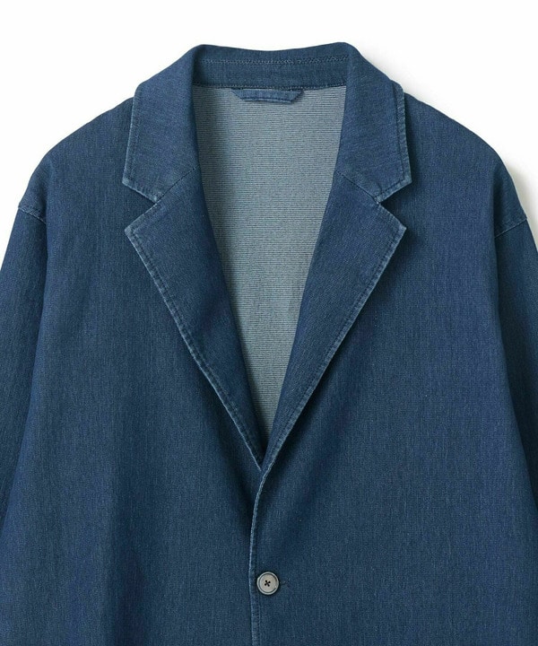 メッシュデニムジャケット〈ストレッチ・軽量・ハンドウォッシャブル・通気性〉 詳細画像 17