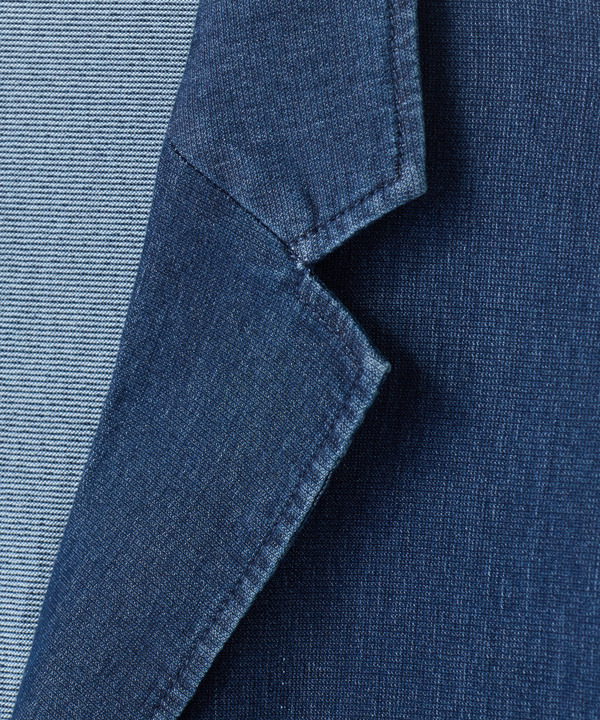 メッシュデニムジャケット〈ストレッチ・軽量・ハンドウォッシャブル・通気性〉 詳細画像 4