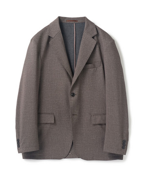 【セットアップ対応】プリントポンチテーラードジャケット＜ストレッチ・ハンドウォッシャブル・接触冷感＞