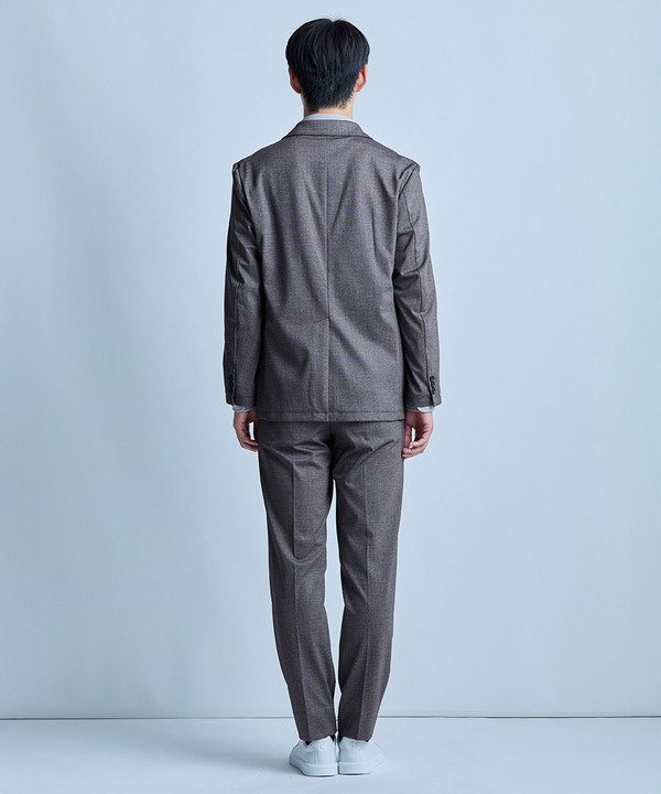 【セットアップ対応】プリントポンチテーラードジャケット＜ストレッチ・ハンドウォッシャブル・接触冷感＞ 詳細画像 5