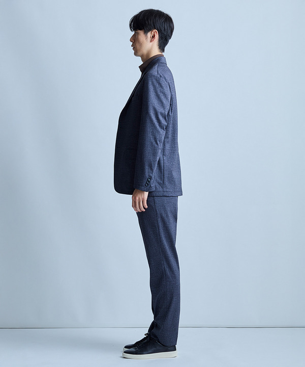 【セットアップ対応】プリントポンチテーラードジャケット＜ストレッチ・ハンドウォッシャブル・接触冷感＞ 詳細画像 9