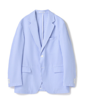 【セットアップ対応】シアサッカーテーラードジャケット