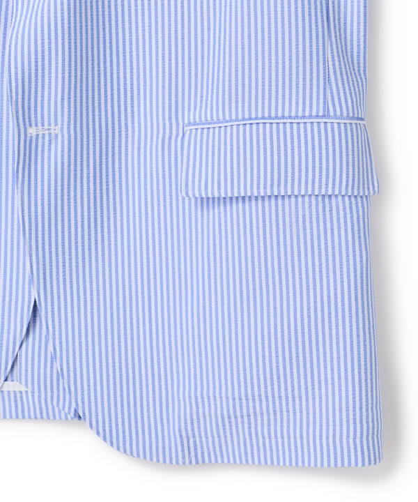 【セットアップ対応】シアサッカーテーラードジャケット 詳細画像 12