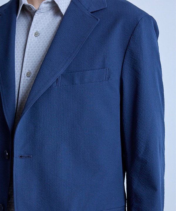 【セットアップ対応】シアサッカーテーラードジャケット 詳細画像 18