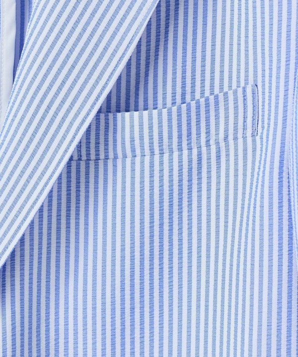 【セットアップ対応】シアサッカーテーラードジャケット 詳細画像 27